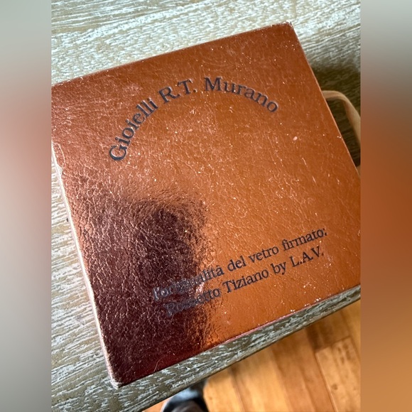 Venice Italy Murano Glass Heart Pendant - Picture 3 of 6